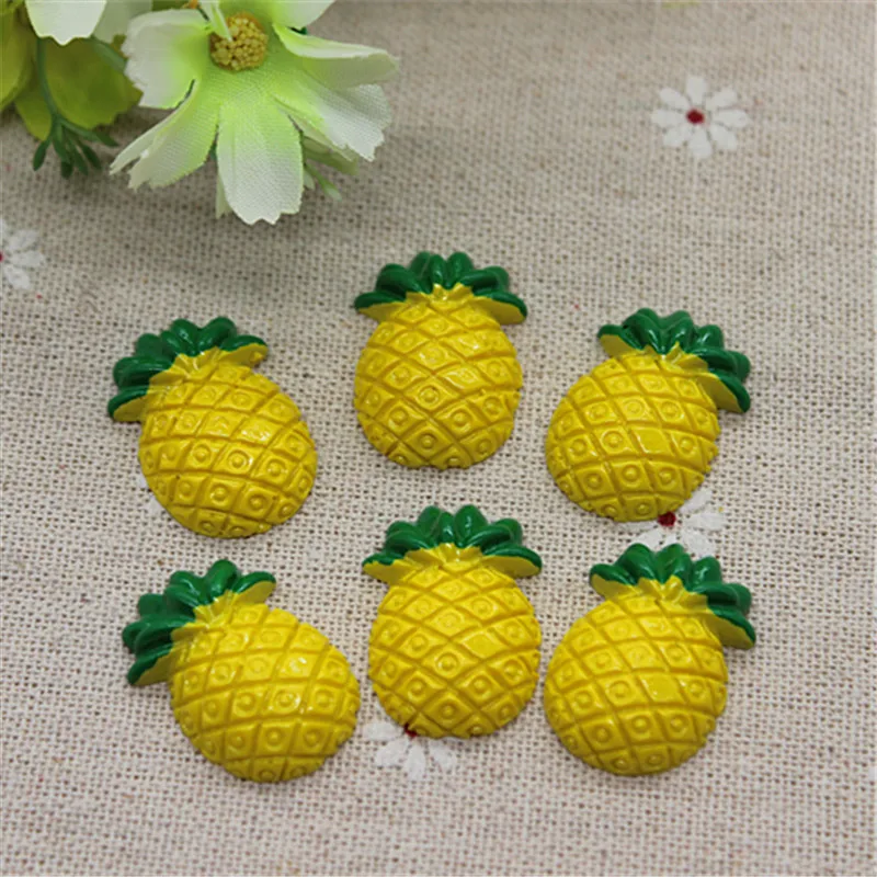 10pcs Kawaii Simulation Food Resin Pineapple Flatback Cabochon DIY Decorative Craft Scrapbooking Accessories,18*25mm
10pcs Kawaii Simulation Food Resin Pineapple Flatback Cabochon DIY Decorative Craft Scrapbooking Accessories,18*25mm