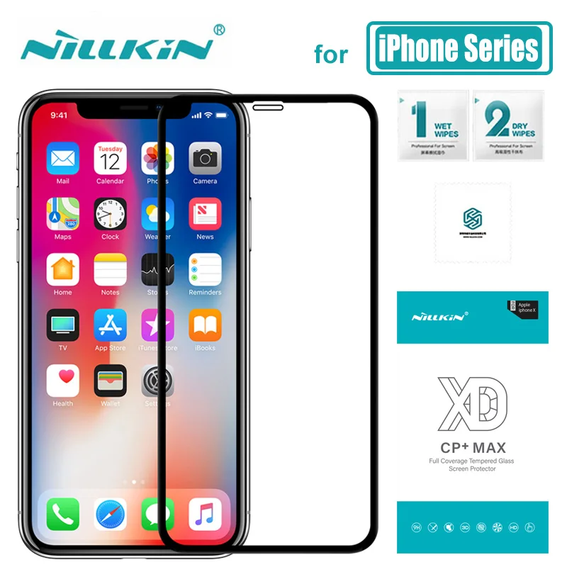 for iPhone 12 Mini 11 Pro X 8 7 Plus XR XS Max Glass Nillkin Full Cover 3D Tempered Glass Screen Protector for iPhone SE 2020
for iPhone 12 Mini 11 Pro X 8 7 Plus XR XS Max Glass Nillkin Full Cover 3D Tempered Glass Screen Protector for iPhone SE 2020