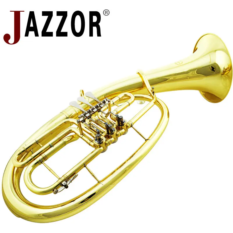 JAZZOR JZBT-310G Профессиональный клаксон баритона B плоский Золотой лаковый Бартон латунный ветровой инструмент с мундштуком и баритоном чехол
JAZZOR JZBT-310G Профессиональный клаксон баритона B плоский Золотой лаковый Бартон латунный ветровой инструмент с мундштуком и баритоном чехол