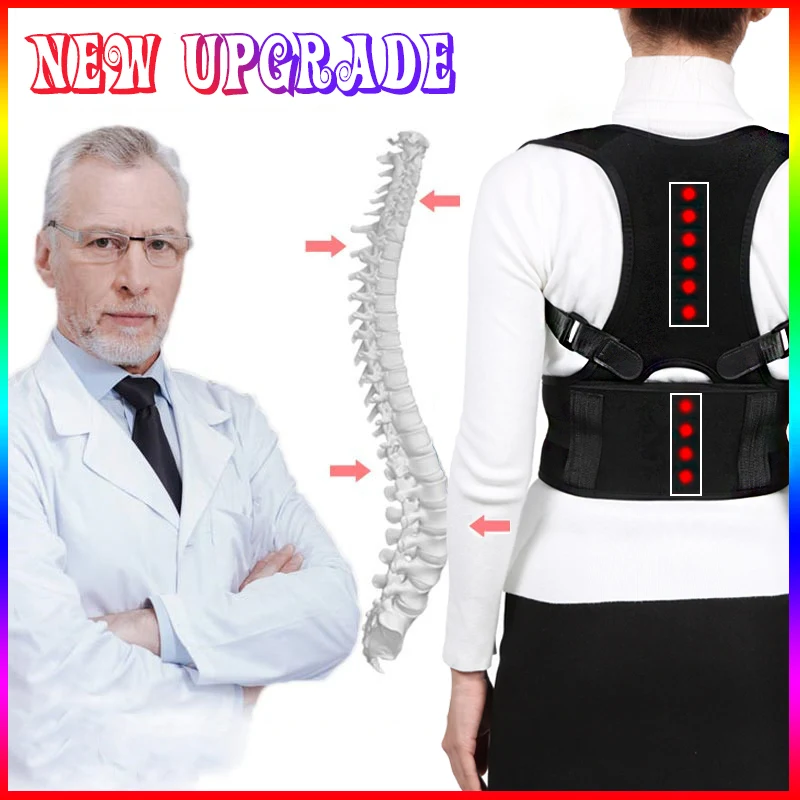 2019 Newly Power Magnetic Posture Humpback Support Corrector Back Brace Belt Magic Strap
2019 Newly Power Magnetic Posture Humpback Support Corrector Back Brace Belt Magic Strap