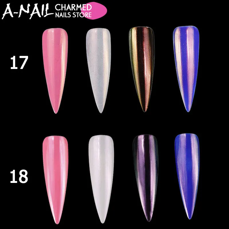 0.5 g/jar neon aurora pigement Unicorn Nail Powder Mermaid Art Chrome Pigment Manicure Decorations Tip Glitters for Nails | Красота и