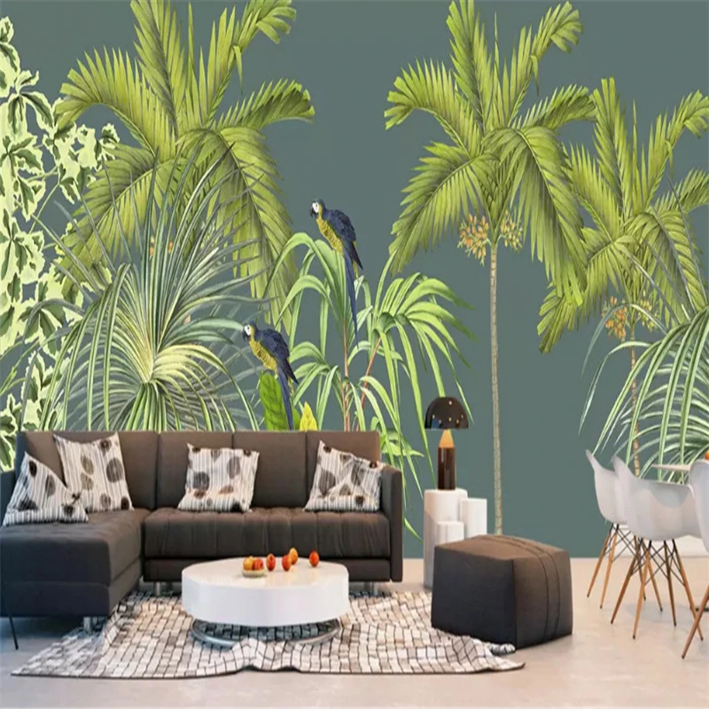beibehang Custom wallpaper modern minimalist European medieval hand-painted rainforest mural background wall papers home decor
beibehang Custom wallpaper modern minimalist European medieval hand-painted rainforest mural background wall papers home decor