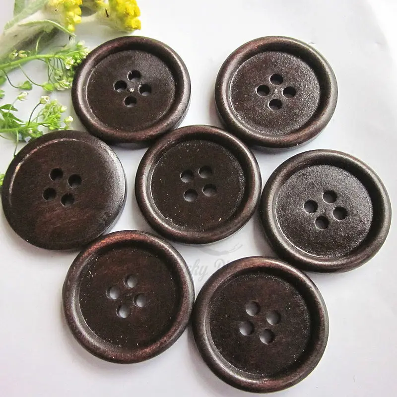 144pcs 22.5mm 36L 4 holeS coffee thin edge wood coat buttons for sewing or craft decoration natural wood buttons supplies
144pcs 22.5mm 36L 4 holeS coffee thin edge wood coat buttons for sewing or craft decoration natural wood buttons supplies