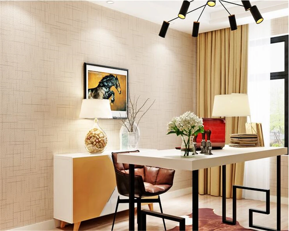 beibehang Plus plain nonwoven wall paper simple modern living room bedroom study pure color pattern office store 3d wallpaper
beibehang Plus plain nonwoven wall paper simple modern living room bedroom study pure color pattern office store 3d wallpaper