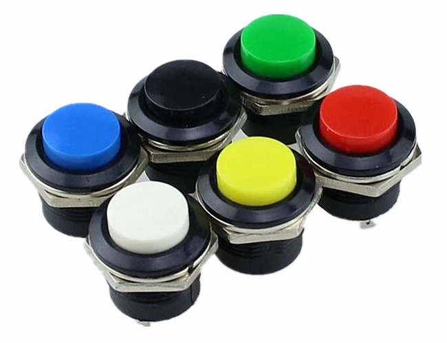 R13-507 5Pcs Momentary Button Switch Installing Hole 16mm 6A/125VAC / 3A250VAC
R13-507 5Pcs Momentary Button Switch Installing Hole 16mm 6A/125VAC / 3A250VAC