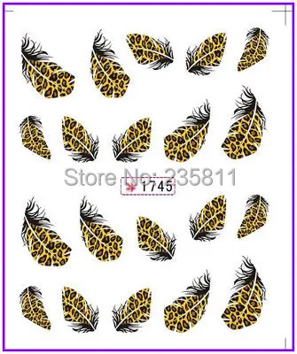 1X Nail Art Water Stickers Nail Decals Stickers Water Transfers Decal Feather Plumage SY1745
1X Nail Art Water Stickers Nail Decals Stickers Water Transfers Decal Feather Plumage SY1745