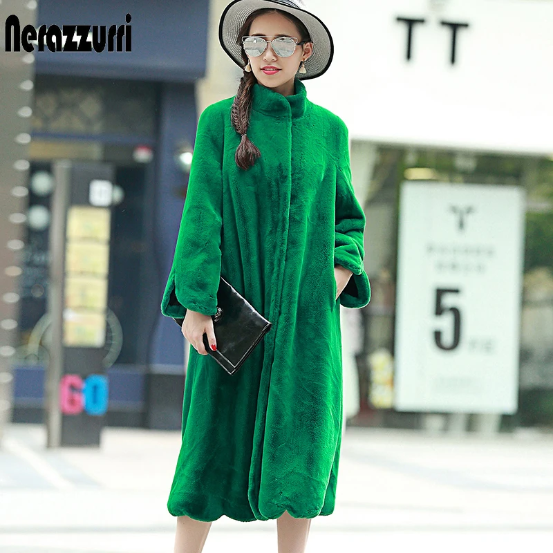 Nerazzurri Long fluffy warm faux fur coat women 2020 stand collar a line Winter green black pink plus size fashion 5xl 6xl 7xl
Nerazzurri Long fluffy warm faux fur coat women 2020 stand collar a line Winter green black pink plus size fashion 5xl 6xl 7xl
