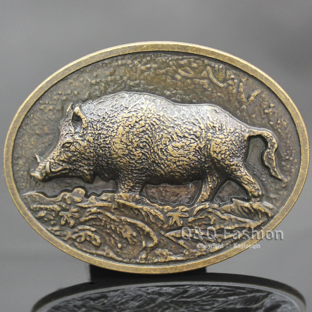 New Fashion Belt Buckle Western Antique Gold Wild Boar Pig Animal Hunt Tractor Farm Men Gift
New Fashion Belt Buckle Western Antique Gold Wild Boar Pig Animal Hunt Tractor Farm Men Gift