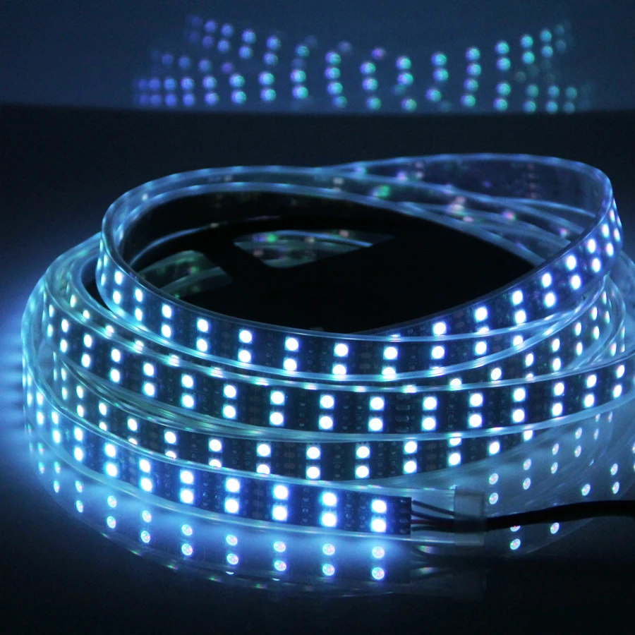 100M 5050 Double Row LED Strip,120LED/m,5m 600LEDs RGB White Color Black PCB Board,IP67 Silicone Tube Waterproof Flexible Light
100M 5050 Double Row LED Strip,120LED/m,5m 600LEDs RGB White Color Black PCB Board,IP67 Silicone Tube Waterproof Flexible Light