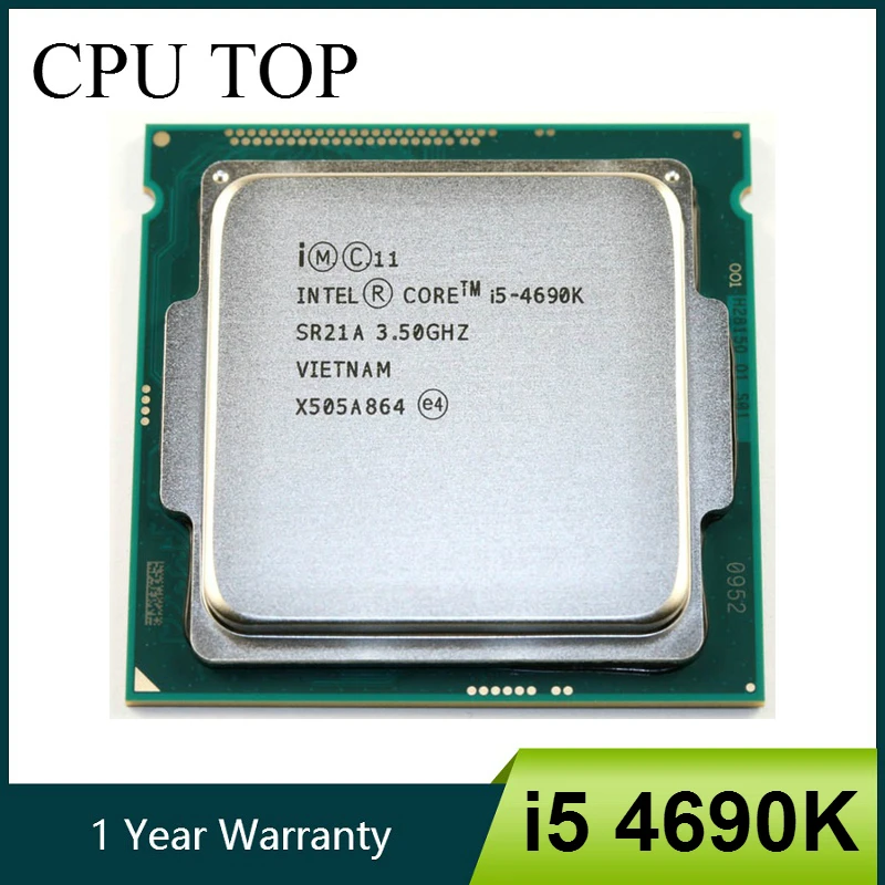 Процессор Intel Core i5 4690K 3 5 GHz 6 MB Socket LGA 1150 четырехъядерный процессор I5 SR21A|intel core 4690k|intel