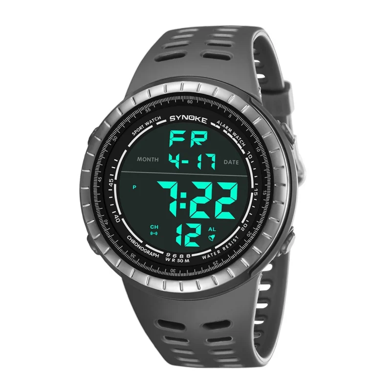 Men Electronic Sports Watch Fashion 50M Waterproof Luminous Sports Watch Digital WristWatch Colors
Men Electronic Sports Watch Fashion 50M Waterproof Luminous Sports Watch Digital WristWatch Colors