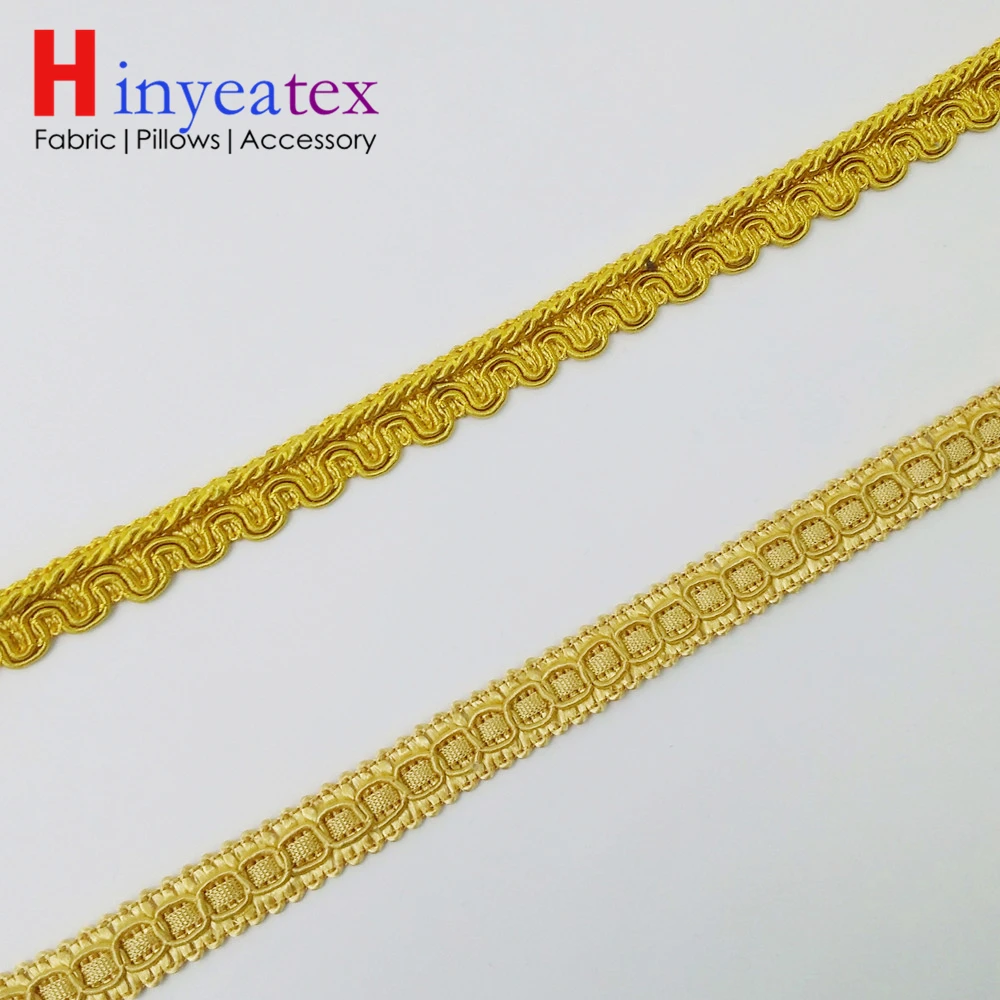 2 colors Gold Light Yellow Fringe Small Trimming Pillow DIY Sofa Chair Interior Decoration Accessories Width 1.3cm Sell by Bale
2 colors Gold Light Yellow Fringe Small Trimming Pillow DIY Sofa Chair Interior Decoration Accessories Width 1.3cm Sell by Bale