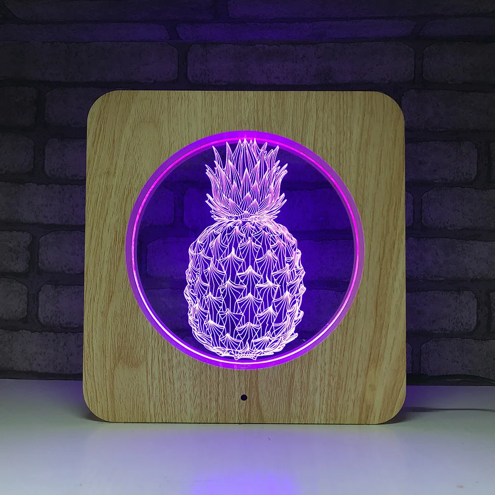 Creative Wooden Pineapple LED Night Light 7 Color Change Desk Light Action Figures Boys Girls Birthday Toys #493
Creative Wooden Pineapple LED Night Light 7 Color Change Desk Light Action Figures Boys Girls Birthday Toys #493
