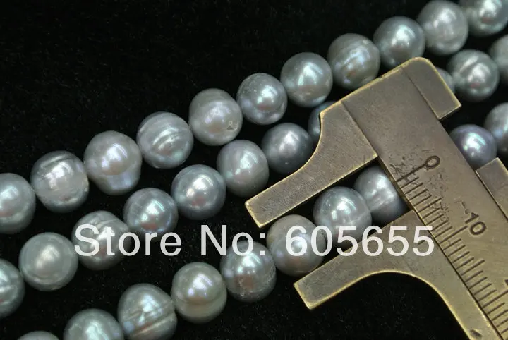 8~9mm Silvery Grey Pearl Beads for DIY Jewelry Pearl Necklace Making 5 strands / Lot Free Shipping
8~9mm Silvery Grey Pearl Beads for DIY Jewelry Pearl Necklace Making 5 strands / Lot Free Shipping