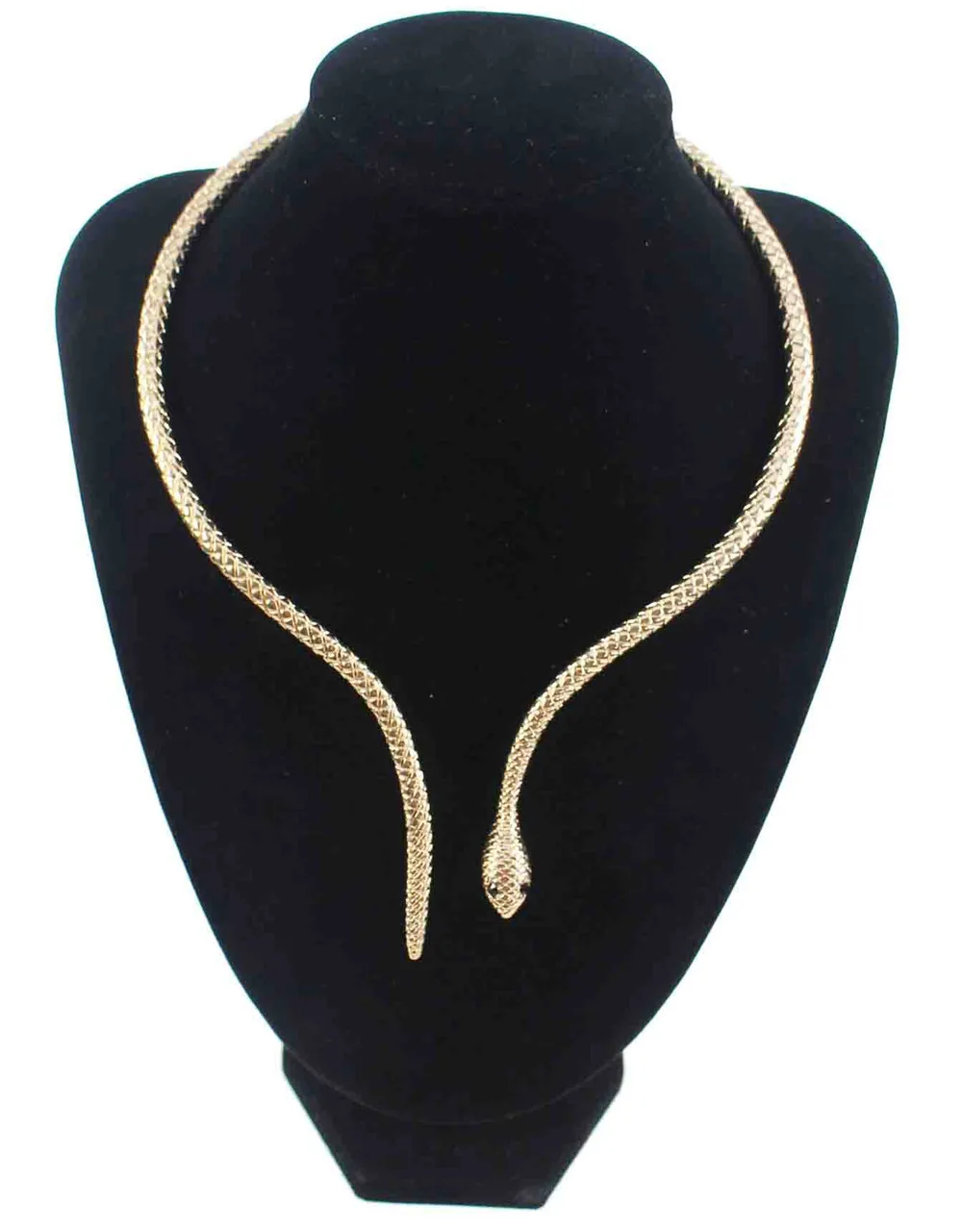 Gold Silver Plated Jewelry 40cm Popular Jewelry Snake Women Choker Necklace Unique Design Punk Alloy Party Classic Torques
Gold Silver Plated Jewelry 40cm Popular Jewelry Snake Women Choker Necklace Unique Design Punk Alloy Party Classic Torques