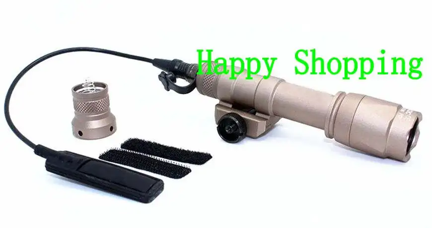 M600C Tactical Scout Light Rifle Weapon Flashlight LED Hunting Spotlight Constant and Momentary Output with Tail Switch
M600C Tactical Scout Light Rifle Weapon Flashlight LED Hunting Spotlight Constant and Momentary Output with Tail Switch