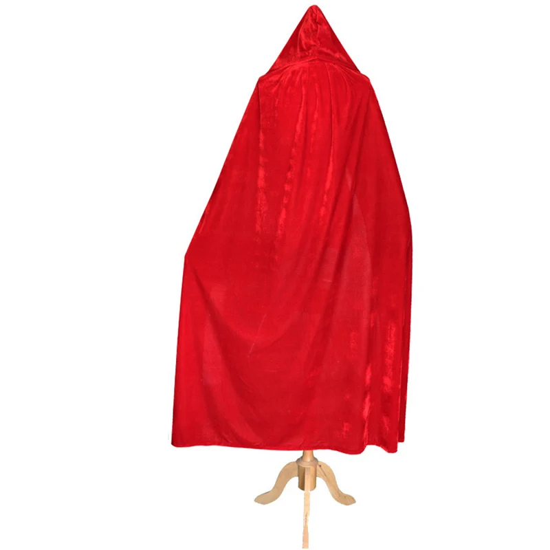 Halloween Adult Kid Vampire Hooded Cloak For Women Men Child Girl Party Witch Cosplay Costume Velvet Long Death Cape Performance
Halloween Adult Kid Vampire Hooded Cloak For Women Men Child Girl Party Witch Cosplay Costume Velvet Long Death Cape Performance