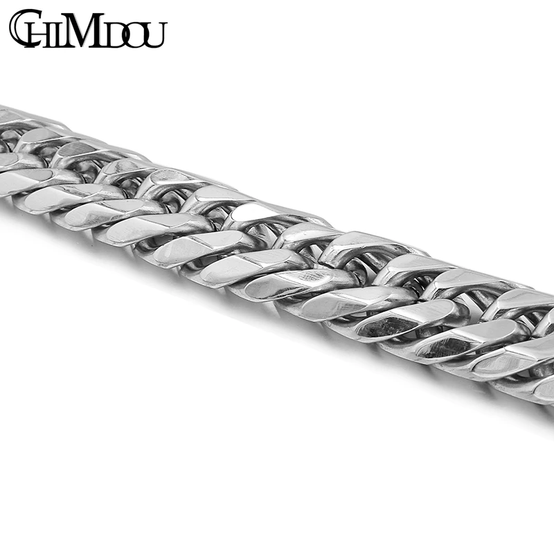 CHIMDOU Fashion Stainless Steel Bracelet Chain 2019 Party Gift Men Bracelet Biker Jewelry ROCK PUNK, AB426
CHIMDOU Fashion Stainless Steel Bracelet Chain 2019 Party Gift Men Bracelet Biker Jewelry ROCK PUNK, AB426