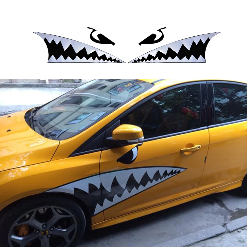 125cm*95cm Diy Car Styling accessories car body 3D Shark Mouth Waterproof decals sticker car scratch cover
125cm*95cm Diy Car Styling accessories car body 3D Shark Mouth Waterproof decals sticker car scratch cover