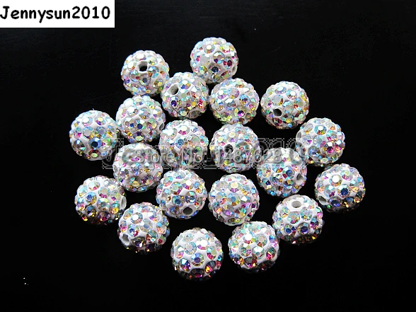 6mm Clear AB Top Quality Czech Crystal Rhinestones Pave Clay Round Disco Ball Spacer Beads For Jewelry Crafts 100pcs / Pack
6mm Clear AB Top Quality Czech Crystal Rhinestones Pave Clay Round Disco Ball Spacer Beads For Jewelry Crafts 100pcs / Pack