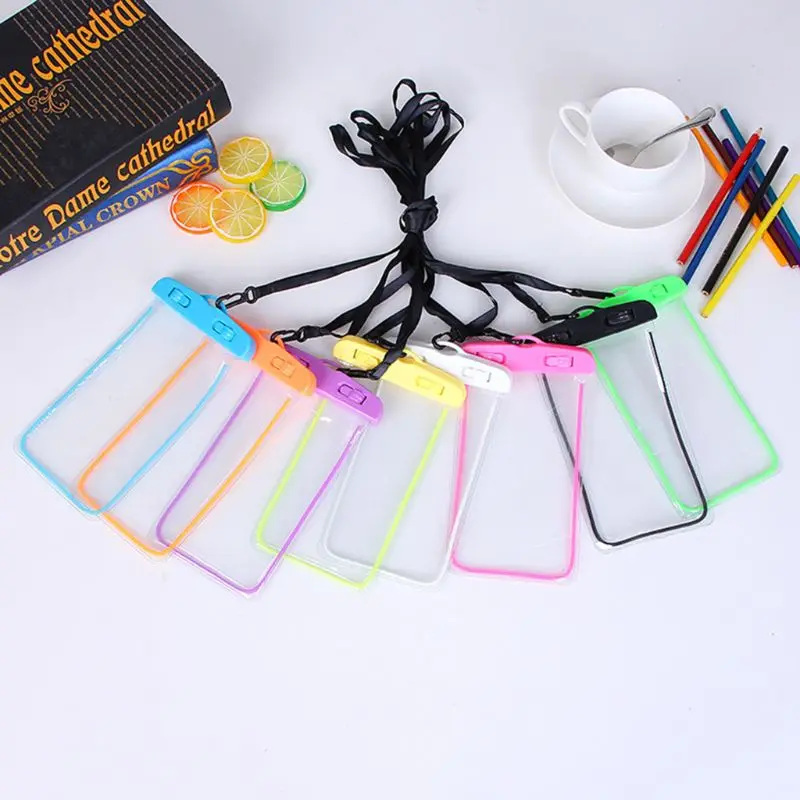 19x10.5cm Universal Luminous Waterproof Pouch Underwater Transparent Cellphone Dry Bag Portable Phone Case With Neck Strap
19x10.5cm Universal Luminous Waterproof Pouch Underwater Transparent Cellphone Dry Bag Portable Phone Case With Neck Strap