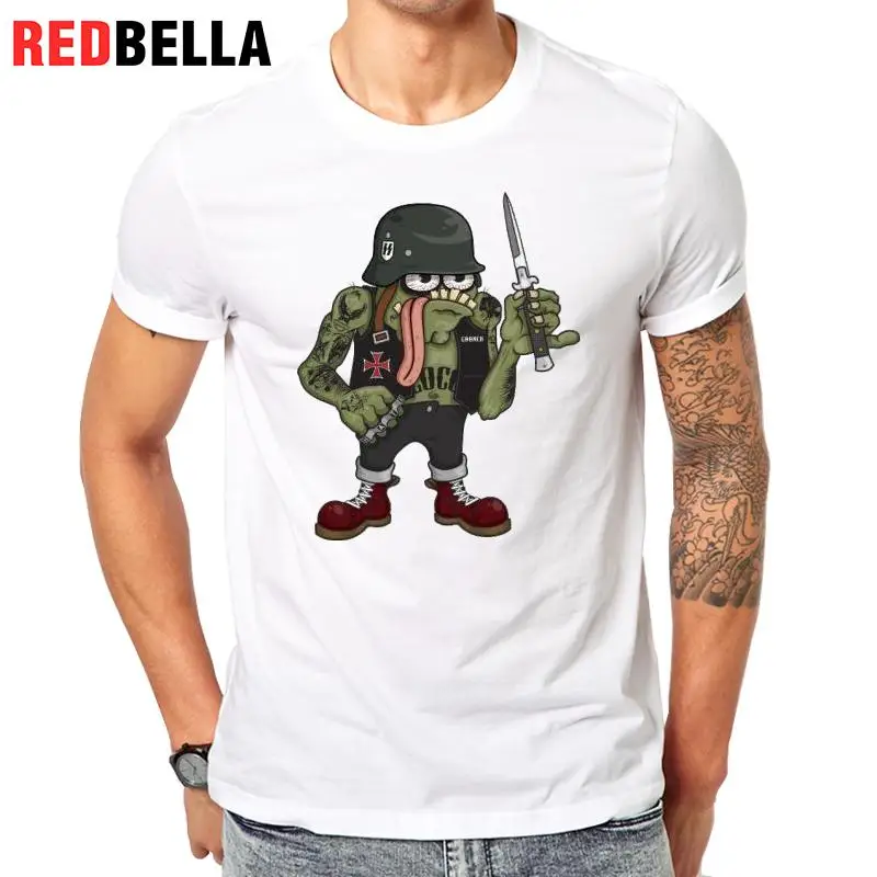 REDBELLA Для мужчин футболка смешные быдло характер пародия хип хоп Стиль Прохладный