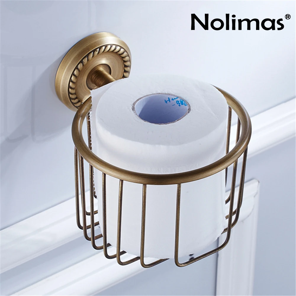 Round Paper Basket Antique Copper Wall mounted Bathroom Toilet Holder Shelf For Roll Paper Tissue Holder Bathroom Accessories
Round Paper Basket Antique Copper Wall mounted Bathroom Toilet Holder Shelf For Roll Paper Tissue Holder Bathroom Accessories