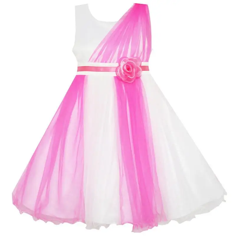 Girls Dress Elegant Wedding Gown Bridesmaid Tulle Flower 2020 Summer Princess Party Dresses Kids Clothes Size 4-10 Carnival
Girls Dress Elegant Wedding Gown Bridesmaid Tulle Flower 2020 Summer Princess Party Dresses Kids Clothes Size 4-10 Carnival