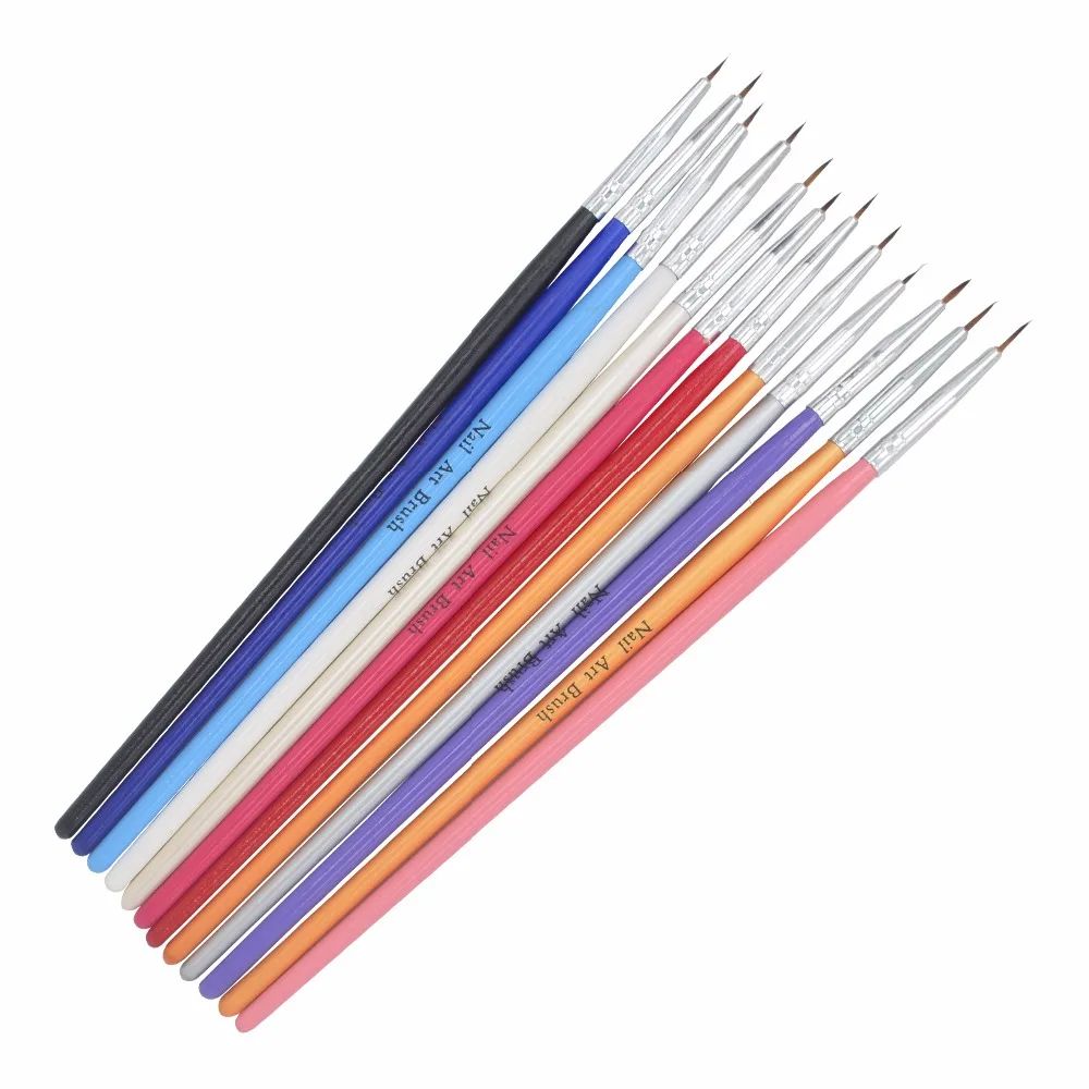 12 Pcs/Pack Colorful Nail Art Brush Tiny Acrylic Nail Art Tips Liner Painting Drawing Pen Nail Brush Pen Tools 36
12 Pcs/Pack Colorful Nail Art Brush Tiny Acrylic Nail Art Tips Liner Painting Drawing Pen Nail Brush Pen Tools 36