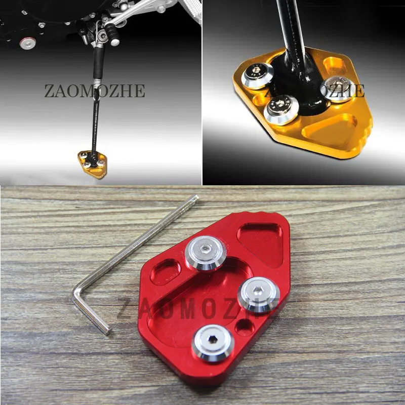 For BMW F800R 2010 2011 2012 2013 Motorcycle side stand enlarger cnc kickstand side stand extension enlarger pate pad 
For BMW F800R 2010 2011 2012 2013 Motorcycle side stand enlarger cnc kickstand side stand extension enlarger pate pad