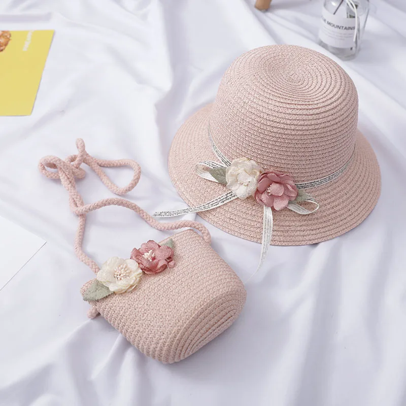 Fashion Flower Children Sun Hats Cute Girl Bags Suit Summer Beach Straw Hats For Girl UV Protection Sun Hat For 2-6 Years Old
Fashion Flower Children Sun Hats Cute Girl Bags Suit Summer Beach Straw Hats For Girl UV Protection Sun Hat For 2-6 Years Old