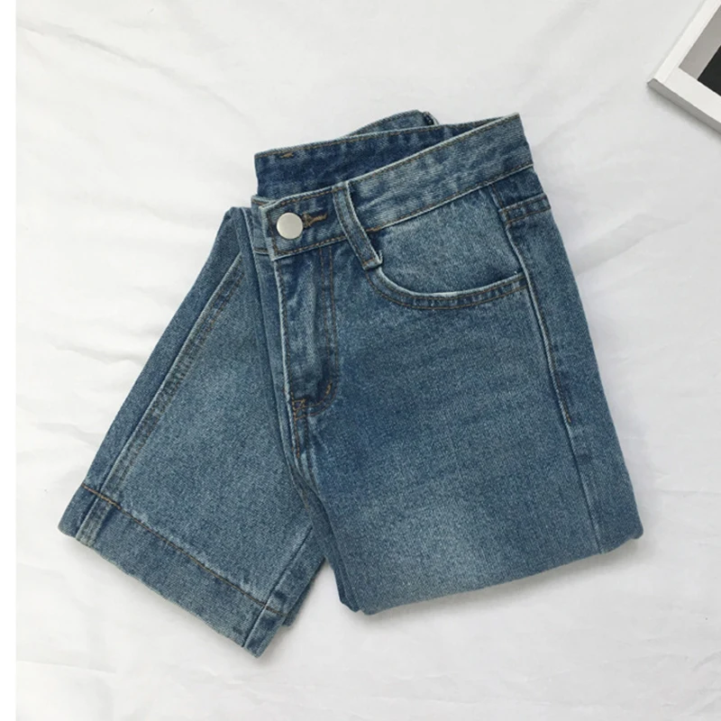 High quality Straight Jeans Women High Waist Denim Ankle-Length Pants 2018 Spring Autumn Casual Trousers Loose Jeans Female
High quality Straight Jeans Women High Waist Denim Ankle-Length Pants 2018 Spring Autumn Casual Trousers Loose Jeans Female