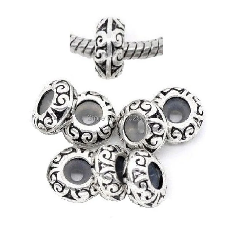 20 Pcs/ Lot Vintage Silver Color Stopper Rubber Beads 2.6mm Hole For European Charm Lobster Clasp Bracelet Jewelry DIY KK05
20 Pcs/ Lot Vintage Silver Color Stopper Rubber Beads 2.6mm Hole For European Charm Lobster Clasp Bracelet Jewelry DIY KK05