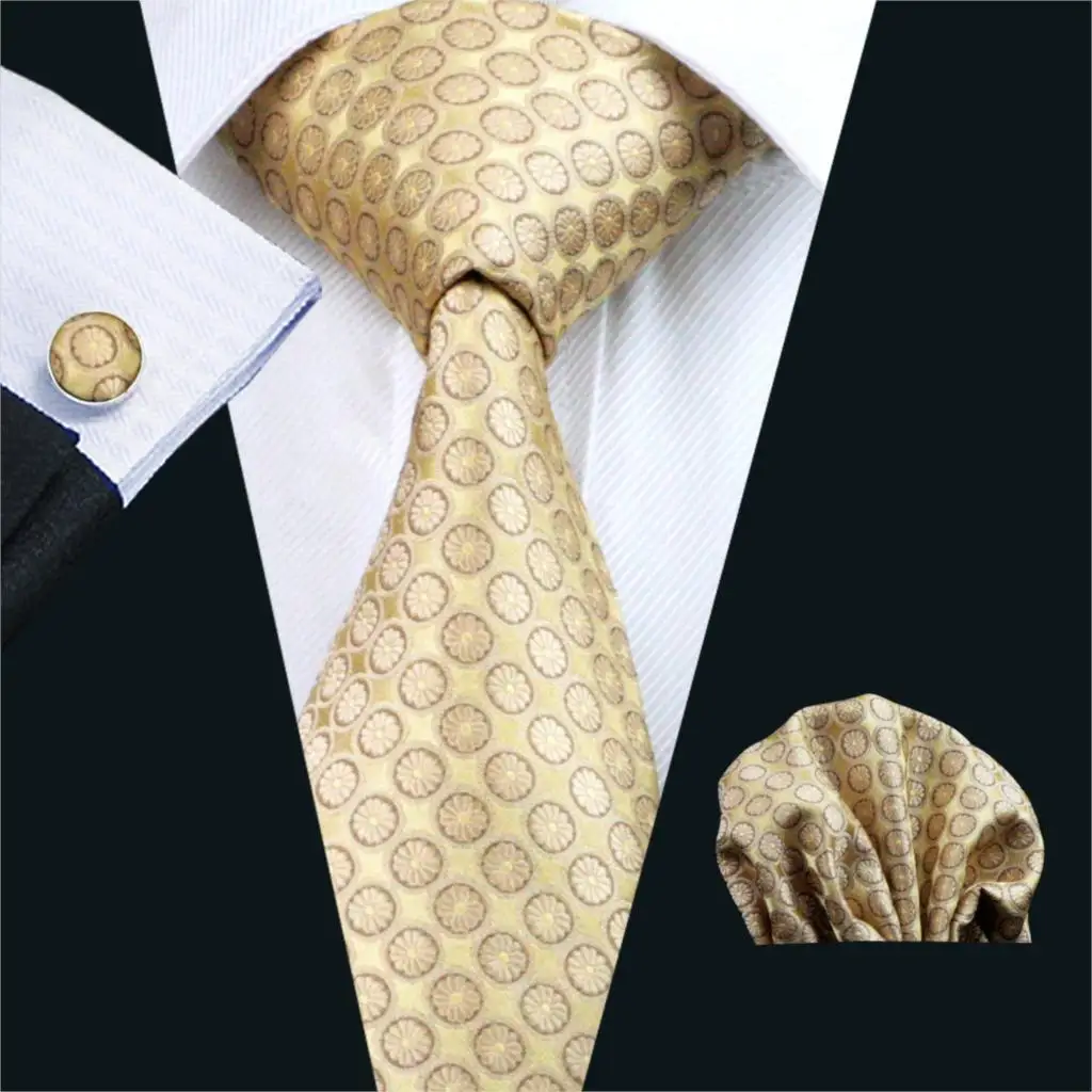 FA-486 Mens Tie Yellow Dot Silk Jacquard Classic Tie Hanky Cufflinks Set Ties For Men Business Wedding Party Free Shipping
FA-486 Mens Tie Yellow Dot Silk Jacquard Classic Tie Hanky Cufflinks Set Ties For Men Business Wedding Party Free Shipping