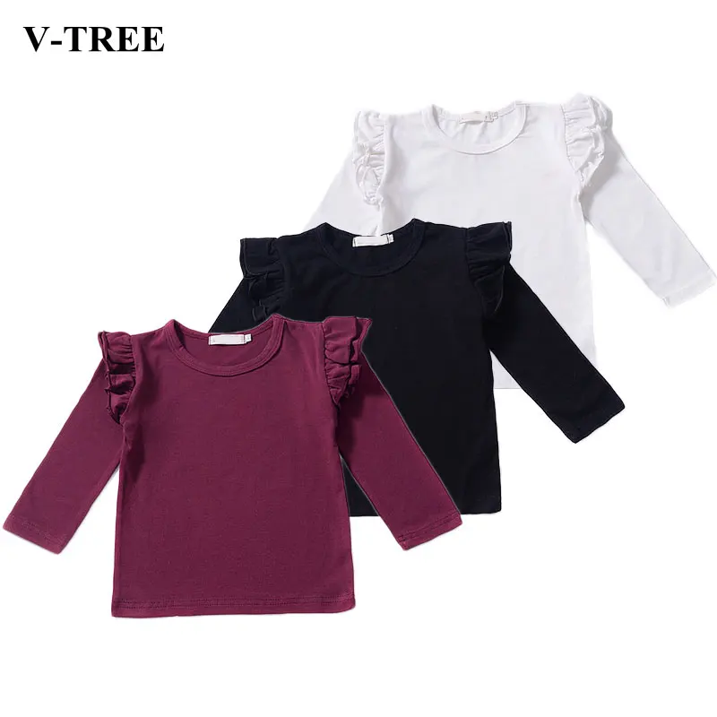 Autumn Winter Girls T-shit Long Sleeve Children Blouse Colored Toddler Shirts Baby Tees Cotton Kids Bottom Clothing
Autumn Winter Girls T-shit Long Sleeve Children Blouse Colored Toddler Shirts Baby Tees Cotton Kids Bottom Clothing