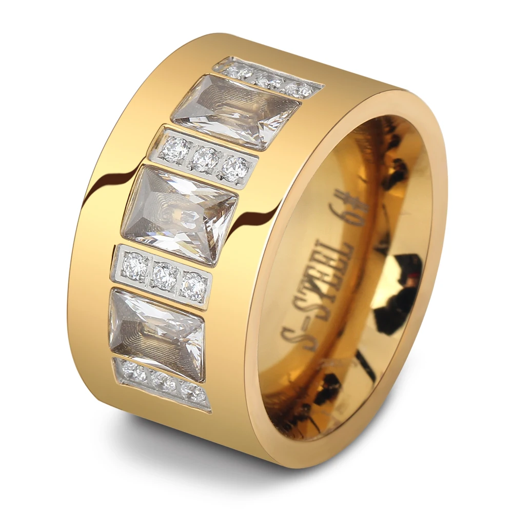 Fashion Women Crystal Rings Wholesale Yellow Gold Color Stainless Steel Wedding Rings For Women Party Jewelry NIBA Jewelry
Fashion Women Crystal Rings Wholesale Yellow Gold Color Stainless Steel Wedding Rings For Women Party Jewelry NIBA Jewelry