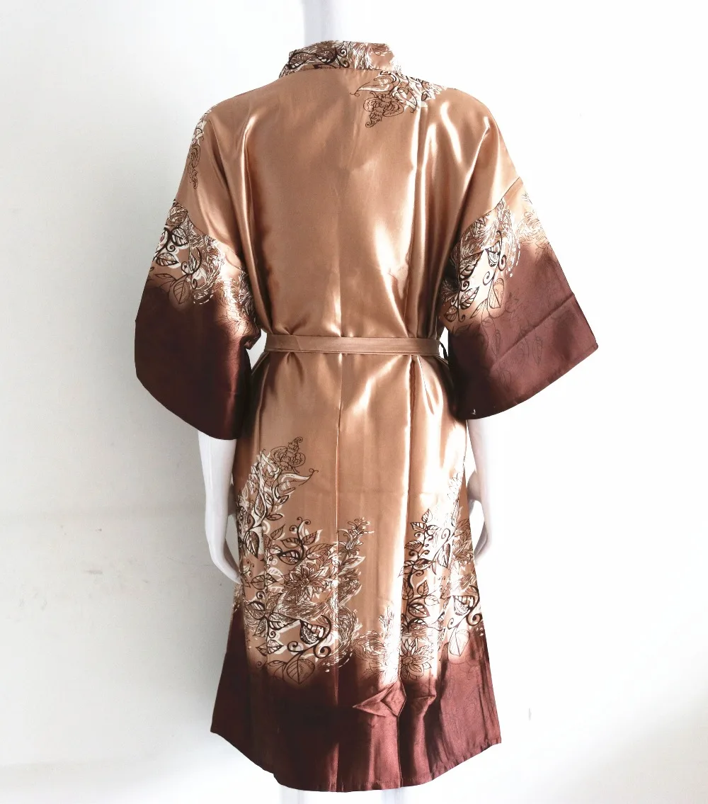 New Arrival Ladies' Sexy Satin Robe Dress Gown Women Elegant Print Nightgowns Kimono Bathrobe Flower Nightdress One Size
New Arrival Ladies' Sexy Satin Robe Dress Gown Women Elegant Print Nightgowns Kimono Bathrobe Flower Nightdress One Size