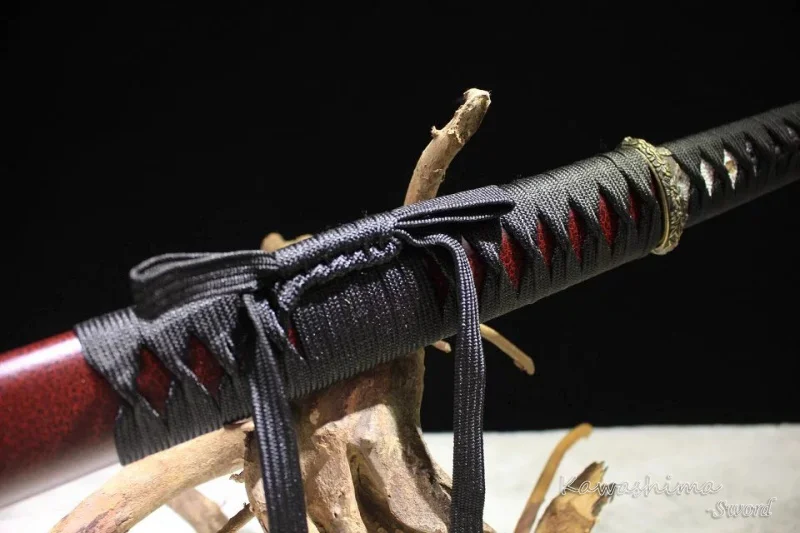 Hand Forged 1045 Carbon Steel Japanese Iaito Sword Katana Wood Scabbard Red Color Straight Blade Full Tang Sharpness Supply
Hand Forged 1045 Carbon Steel Japanese Iaito Sword Katana Wood Scabbard Red Color Straight Blade Full Tang Sharpness Supply