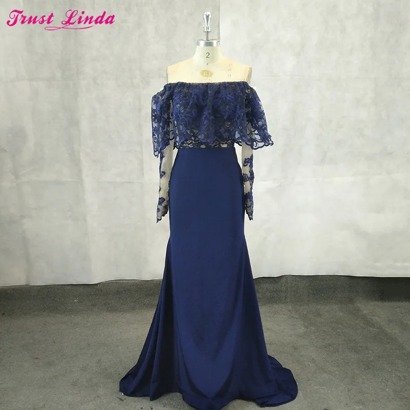 Robe De Soiree New Arrival Elegant Long Mermaid Mother Dresses Navy Blue Satin Party Gowns Formal Real Photos Prom Dress
Robe De Soiree New Arrival Elegant Long Mermaid Mother Dresses Navy Blue Satin Party Gowns Formal Real Photos Prom Dress