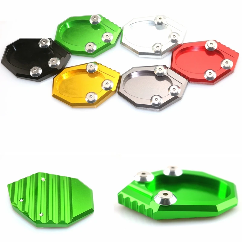 For KAWASAKI VERSYS650 2010 11 12 13 14 15 16 17 KLX250CNC Aluminum Motorcycle Side Stand Plate Kickstand Extension Pad Enlarger
For KAWASAKI VERSYS650 2010 11 12 13 14 15 16 17 KLX250CNC Aluminum Motorcycle Side Stand Plate Kickstand Extension Pad Enlarger