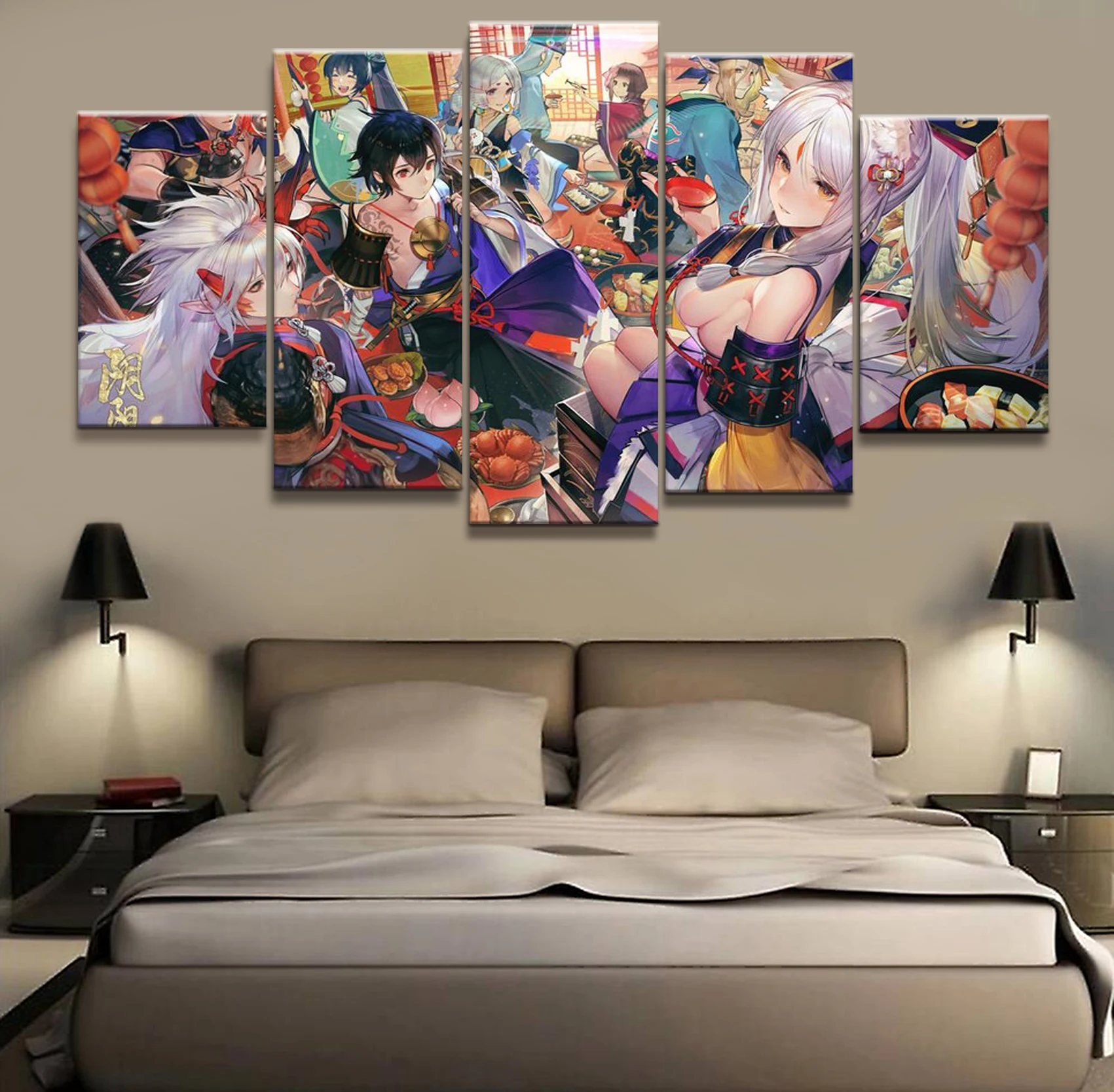 5 Piece Cartoon Pictures Artwork Onmyoji Game Poster Paintings Canvas Art for Home Decor WallPoster wholesale
5 Piece Cartoon Pictures Artwork Onmyoji Game Poster Paintings Canvas Art for Home Decor WallPoster wholesale