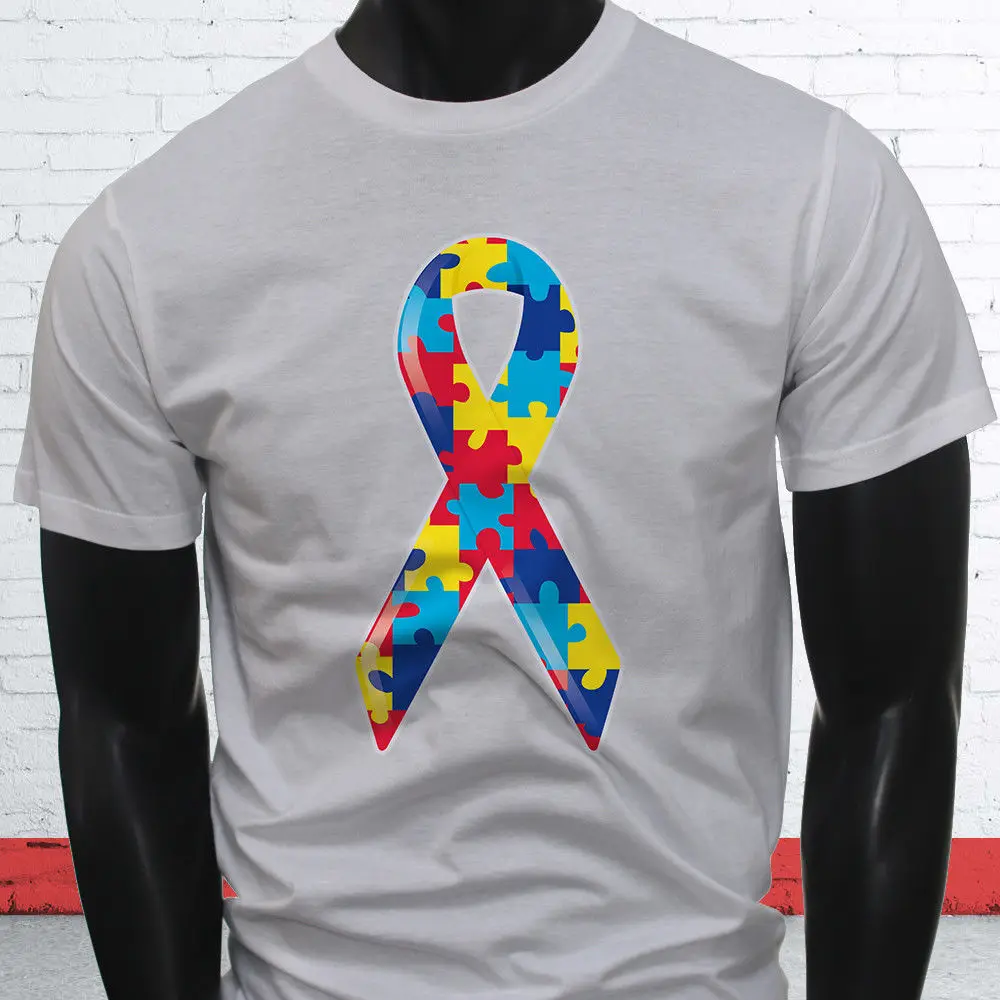 2019 Hot sale Fashion Summer Style Puzzle Children Love Cancer Chemo Autism Awareness Ribbon Mens White T-Shirt Tee shirt
2019 Hot sale Fashion Summer Style Puzzle Children Love Cancer Chemo Autism Awareness Ribbon Mens White T-Shirt Tee shirt