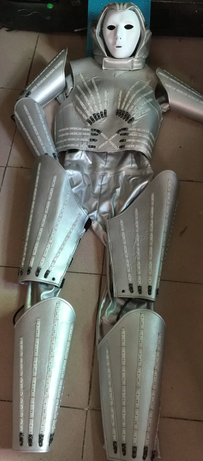 Led robots party nightclub performance costumes full color rgb full set of men and women to customize light
Led robots party nightclub performance costumes full color rgb full set of men and women to customize light