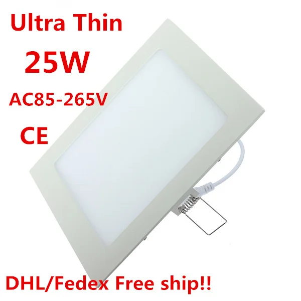 Ultra Thin 25W Led ceiling light panel light Square shape AC85-265V Cold/Warm White/Natural White DHL free shipping 30pcs/lot
Ultra Thin 25W Led ceiling light panel light Square shape AC85-265V Cold/Warm White/Natural White DHL free shipping 30pcs/lot