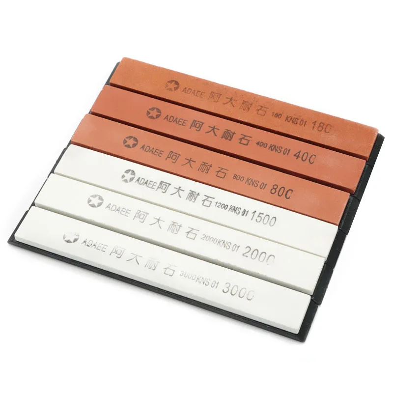6pcs/set Kitchen Tools Whetstone Grinder Fine Grinding Stone 180-3000# Stone Knife Sharpener Sharpening Accessories
6pcs/set Kitchen Tools Whetstone Grinder Fine Grinding Stone 180-3000# Stone Knife Sharpener Sharpening Accessories