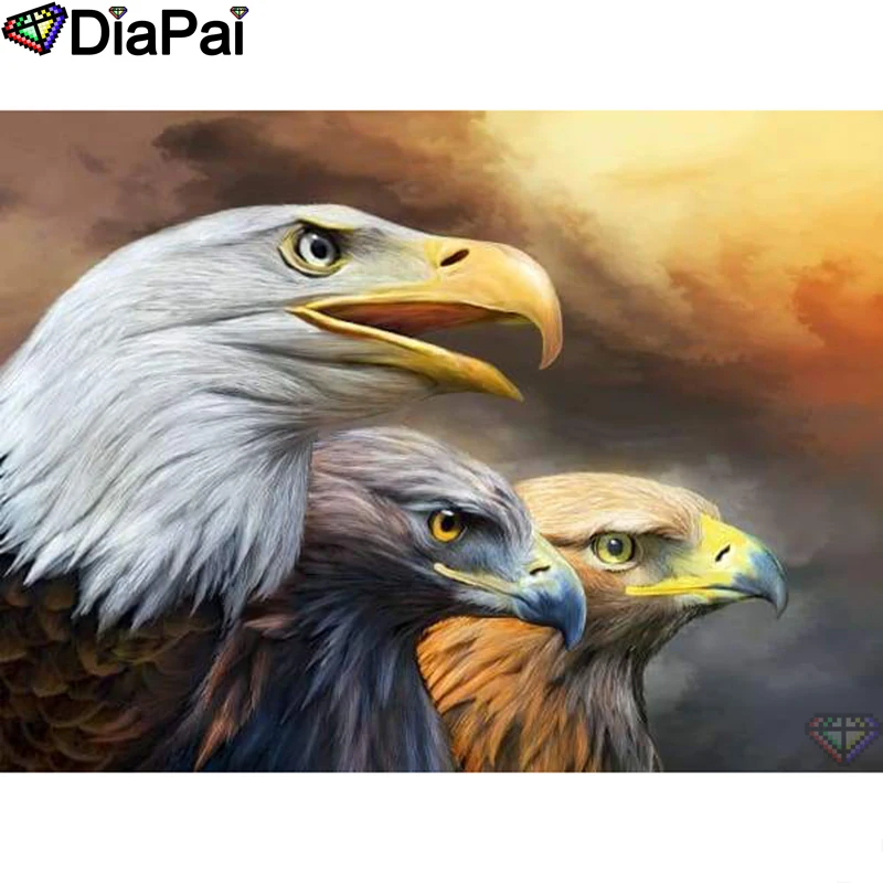 DIAPAI Diamond Painting 5D DIY 100% Full Square/Round Drill "Animal eagle" Diamond Embroidery Cross Stitch 3D Decor A24307
DIAPAI Diamond Painting 5D DIY 100% Full Square/Round Drill "Animal eagle" Diamond Embroidery Cross Stitch 3D Decor A24307
