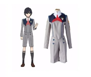 Новый японский аниме DARLING in the FRANXX Код: 016 HIRO мужские комбинезоны карнавальный