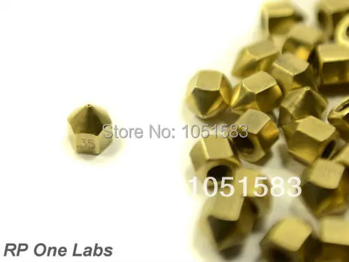 3 шт./лот 0,3/0,4/0,5 мм дополнительная медная насадка для экструдера Makergear Prusa для 3D-принтера, Hotend, аксессуары
3 шт./лот 0,3/0,4/0,5 мм дополнительная медная насадка для экструдера Makergear Prusa для 3D-принтера, Hotend, аксессуары