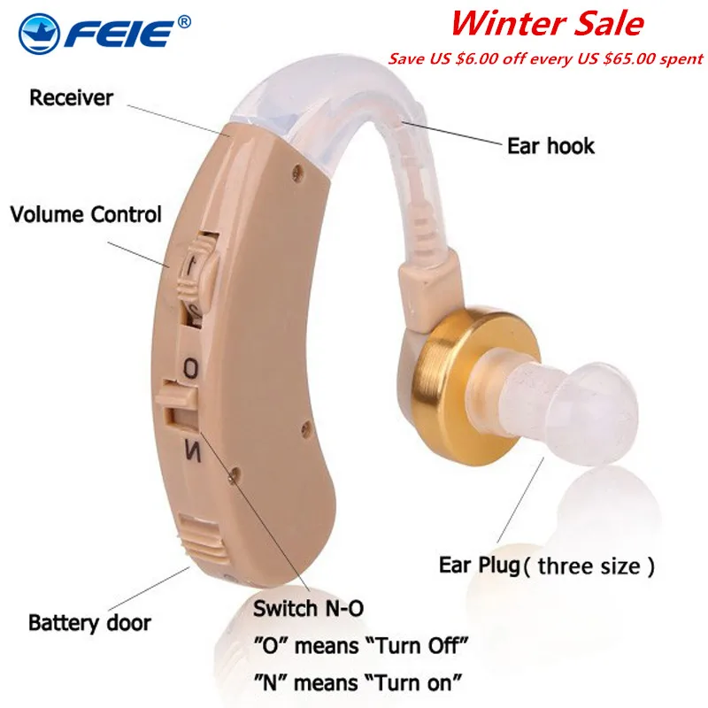 S-139 Wireless Hearing AIDS Behind The Ear Hearing Aid Kit BTE Sound Voice Amplifier Min Size Audiphone Deafness Hearing Headset
S-139 Wireless Hearing AIDS Behind The Ear Hearing Aid Kit BTE Sound Voice Amplifier Min Size Audiphone Deafness Hearing Headset