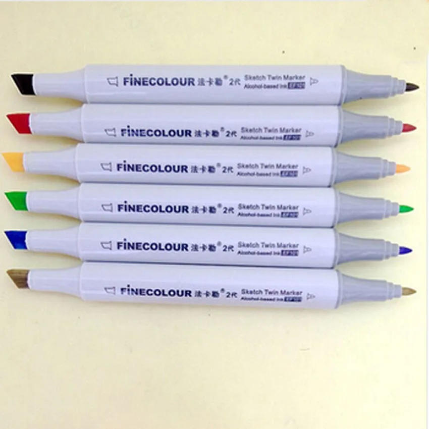 Алкоголь 24 Цвет стандарт ручка Краски рисунок Finecolour Copic маркеры манга Дизайн